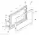 Fig. 01 - Structure for shielding electromagnetic waves, door and cooking appliance therewith