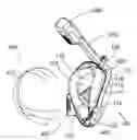 Fig. 01 - Full Face Snorkel Mask