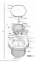 Fig. 02 - Removable hinged strainer for a pop-up drain assembly