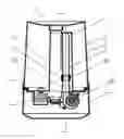 Fig. 01 - Humidifier to which water is supplied from the top