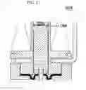 Fig. 22 - Solenoid controlled valve assembly including a poppet and diaphragm