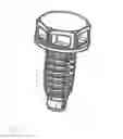 Fig. 02 - Plastic thread element and connection assembly consisting of a plastic carrier part and a plastic thread part