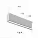 Fig. 02 - Single edge lit lighting module producing tailored light distributions