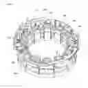 Fig. 07 - Motor stator insulator with rotatable wings