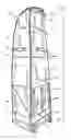 Fig. 01 - Rolling collapsible travel luggage