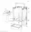 Fig. 01 - Portable shower enclosure