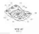 Fig. 04 - Motor fixing structure of engraving machine