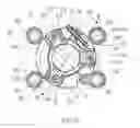 Fig. 11 - Motor fixing structure of engraving machine