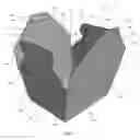 Fig. 02 - Container with dual position lid portions and system and method thereof