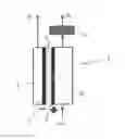 Fig. 01 - Electrolytic cell for generating hydrogen