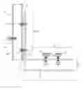 Fig. 01 - Bleacher umbrella caddy