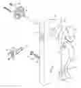 Fig. 01 - Door handle with adjustable pull mounting mechanism