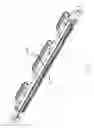 Fig. 02 - Electrical connector with transverse linkage behind neighboring mating tongues