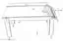 Fig. 01 - TABLE OR SHELF WITH ROLL-TOP EXTENDER
