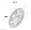 Fig. 08 - Bicycle cassette with clamping connection
