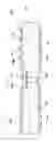 Fig. 44 - Physical quantity detecting device with a circuit board that has projections to repel water