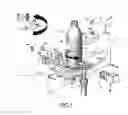Fig. 02 - Method and apparatus for optically inspecting the profile of containers, the profile including the bottom