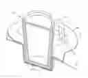 Fig. 01 - Retaining feature for off-road cup holders
