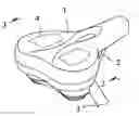 Fig. 01 - MEMORY SADDLE WITH DOUBLE ELASTIC FOAM ASSEMBLY FOR VIBRATION ABSORPTION