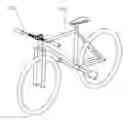 Fig. 01 - Handlebar lights with turn actuator for a bicycle