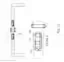 Fig. 13 - Handlebar lights with turn actuator for a bicycle