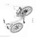 Fig. 02 - Bicycle mounting mechanism and battery box assembly
