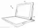 Fig. 01 - Tray table with personal entertainment device holder