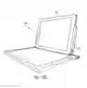 Fig. 13 - Tray table with personal entertainment device holder