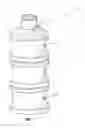 Fig. 02 - Fluid container for having stackable sections connected by valves for transmitting fluid between the sections