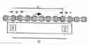 Fig. 01 - Apparatus and method for determining the wear condition of a chain