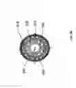 Fig. 12 - Plasma device and method for delivery of plasma and spray material at extended locations from an anode arc root attachment