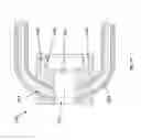 Fig. 19 - Plasma device and method for delivery of plasma and spray material at extended locations from an anode arc root attachment