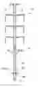 Fig. 01 - Utility pole with energy absorbing layer