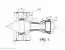 Fig. 02 - Rectifier for aircraft turbomachine compressor, comprising air extraction openings having a stretched form in the peripheral direction