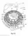 Fig. 28 - Staked rotor core for retaining magnets