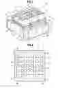 Fig. 02 - Light-emitting device with light-reflective and light-absorbing pieces layered on a surface