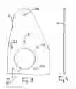 Fig. 04 - Attachment plate for supporting walk behind trimmers with third wheel