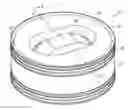 Fig. 01 - Water container with floatable filter system and method