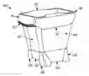 Fig. 01 - ERGONOMIC WASTE CONTAINER, CART AND RELATED METHODS