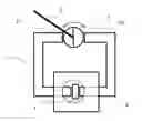 Fig. 01 - Electromagnetic device for eliminating a yarn loop when winding yarn on a cross-wound bobbin on a spinning machine at a constant speed of the yarn production