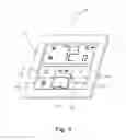 Fig. 02 - Temperature control device with automatically adjustable backlighting