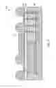 Fig. 41 - Integrated fan-out stacked package with fan-out redistribution layer (RDL)