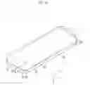 Fig. 20 - Display device with improved display on curved portion