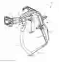 Fig. 01 - Airless spray gun with improved trigger assembly