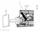 Fig. 28 - Vertical axis windmill with shutters and blinds