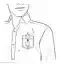 Fig. 01 - Device for attaching glasses to garments