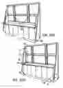Fig. 16 - Modular hidden bed cabinet