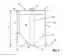 Fig. 02 - Build material container, and collection tube structure