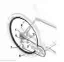 Fig. 02 - Assembly of bicycle frame, cassette, and wheel