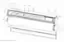 Fig. 01 - Integrated accessible battery compartment for motorized window treatment